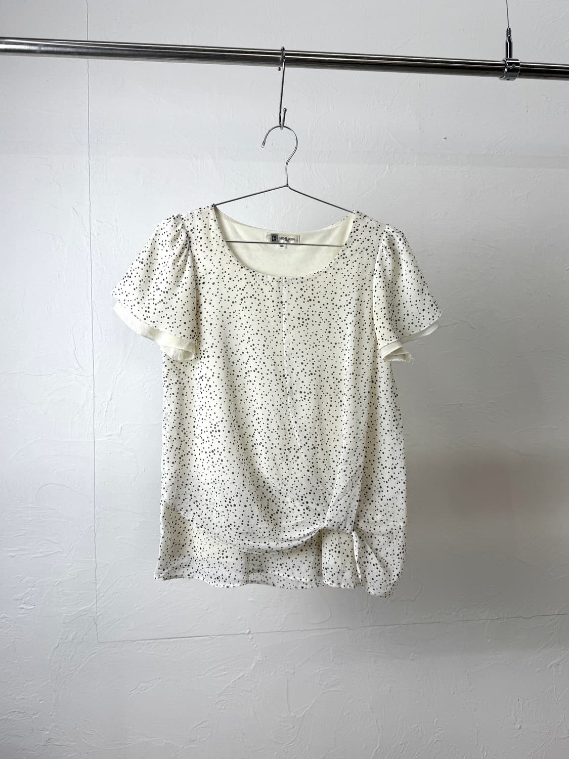 Michel Klein 드레이프 도트 블라우스 상품이미지1