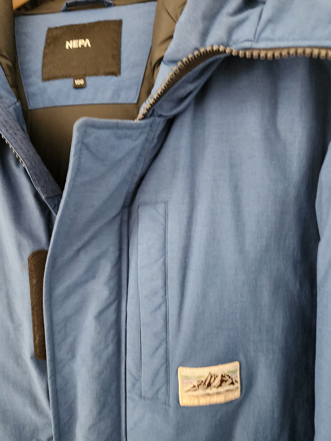 네파 블루 패딩 점퍼  상품이미지4