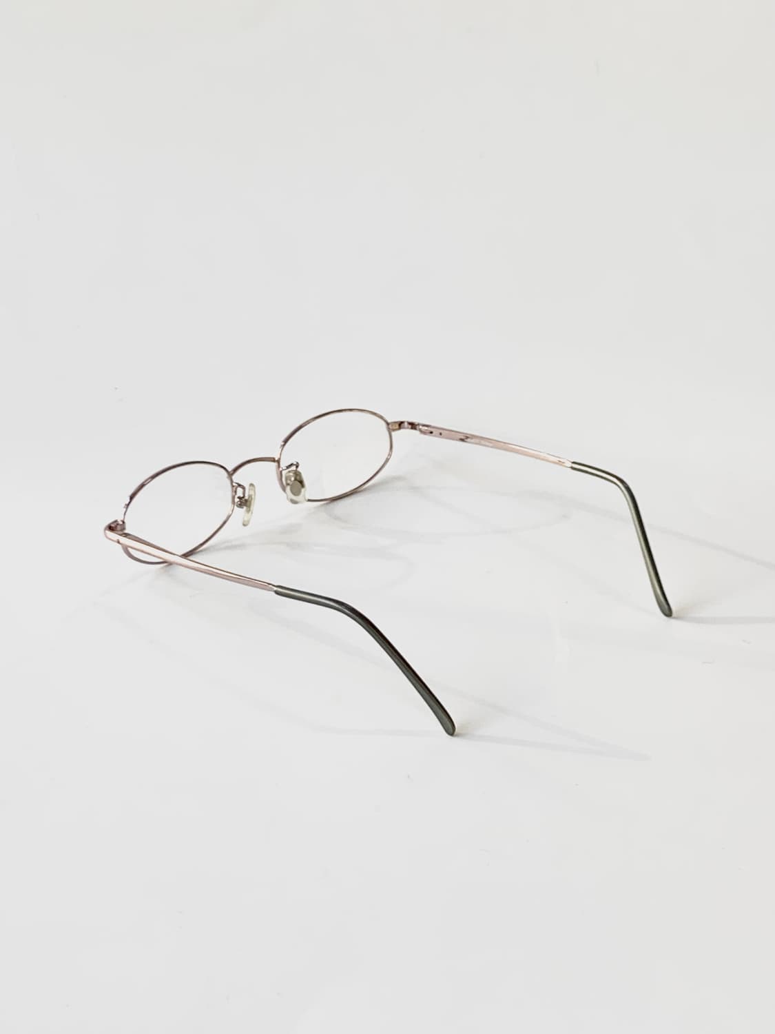 [픽키-650] (small)로즈 메탈 안경 미니멀 오벌 데드스탁 상품이미지7