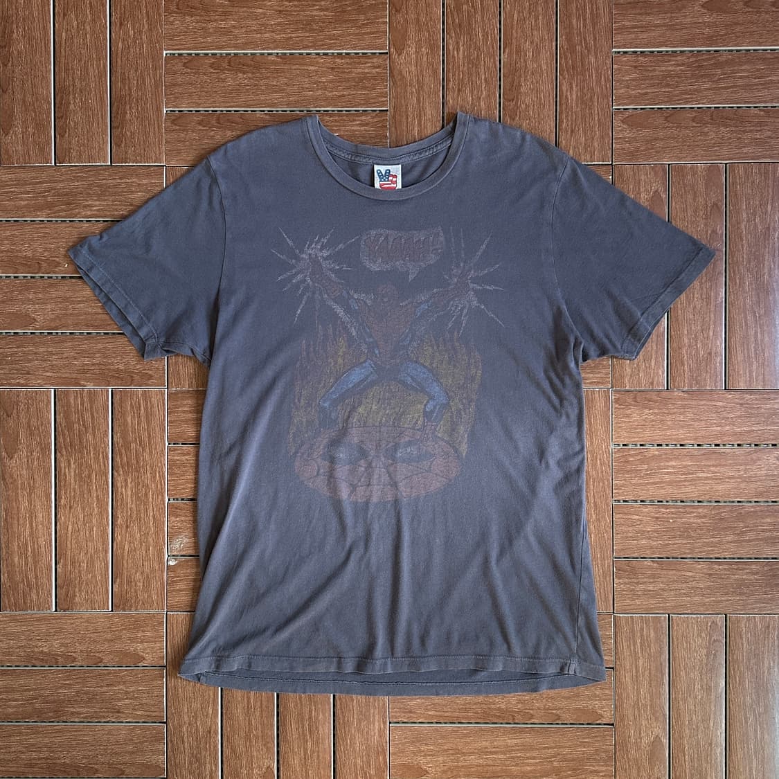 Junk food usa spider man cartoon 1/2 tee 상품이미지1