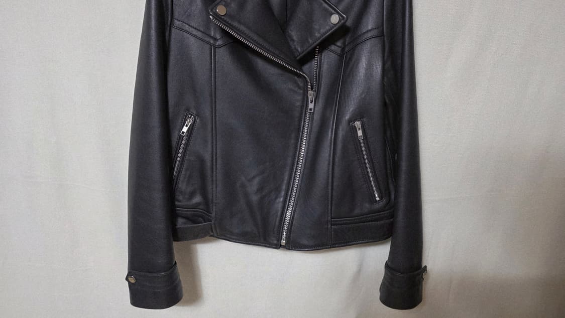 8세컨즈 양가죽 라이더 자켓 L사이즈 상품이미지7