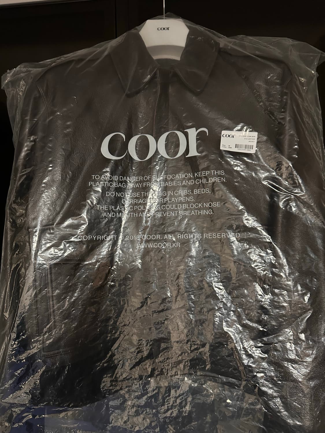 쿠어 A2 카우스킨 빈티지 브라운 M 상품이미지1