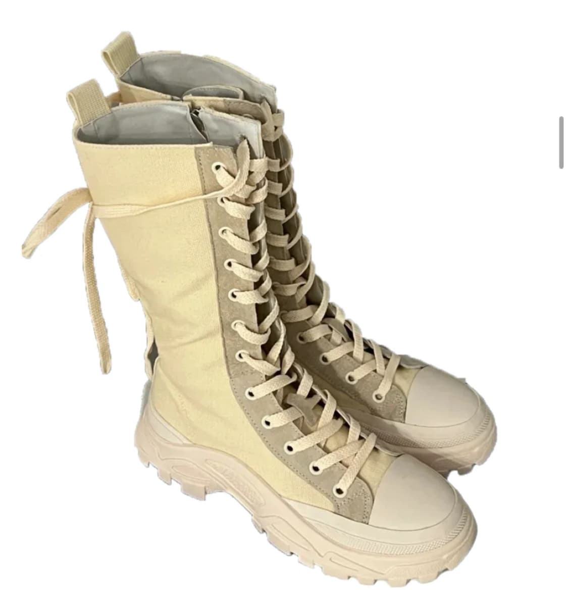 어나더무드 y2k 캔버스 워커 아이보리 250 상품이미지1