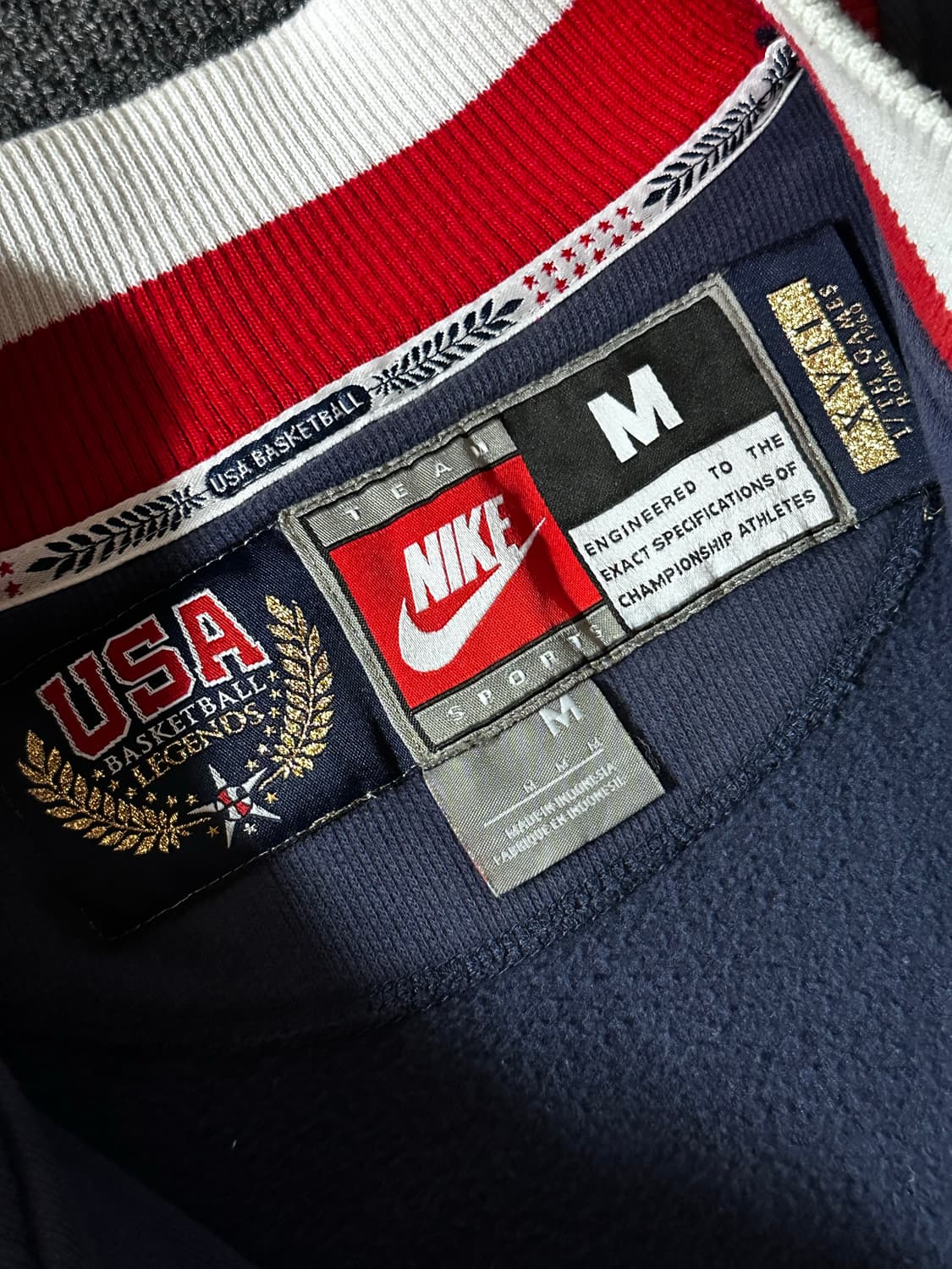 나이키 USA Basketball Legends 바시티 타입 풀집업 자켓 상품이미지6