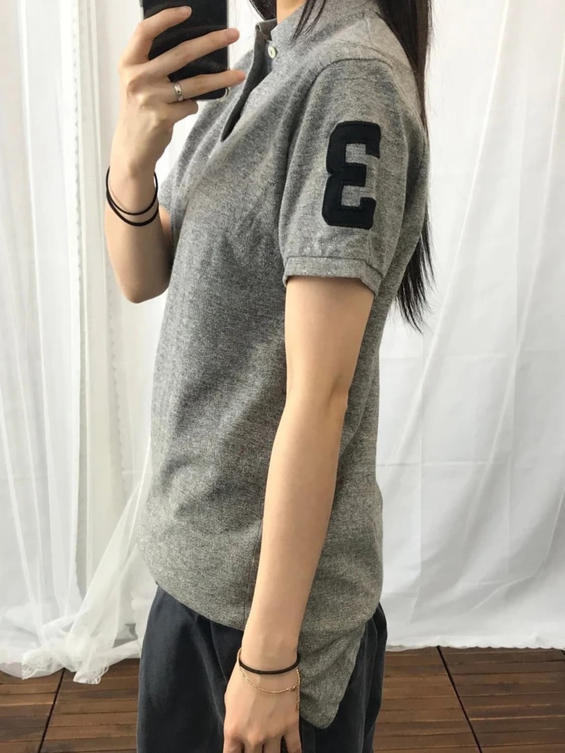 Polo Ralph Lauren Gray Big Pony Polo 상품이미지3