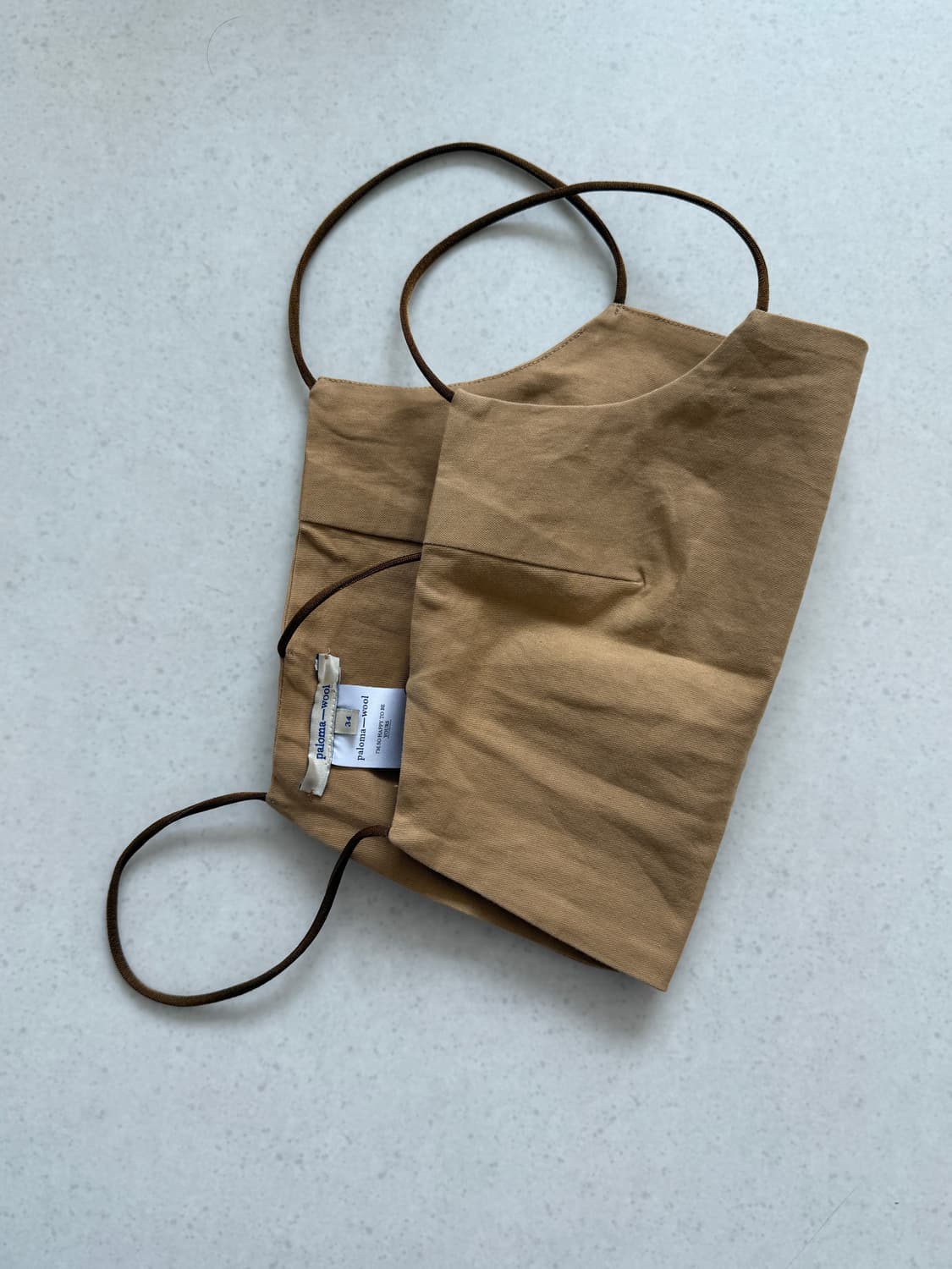 팔로마울 머스타드 끈 탱크탑 상품이미지1