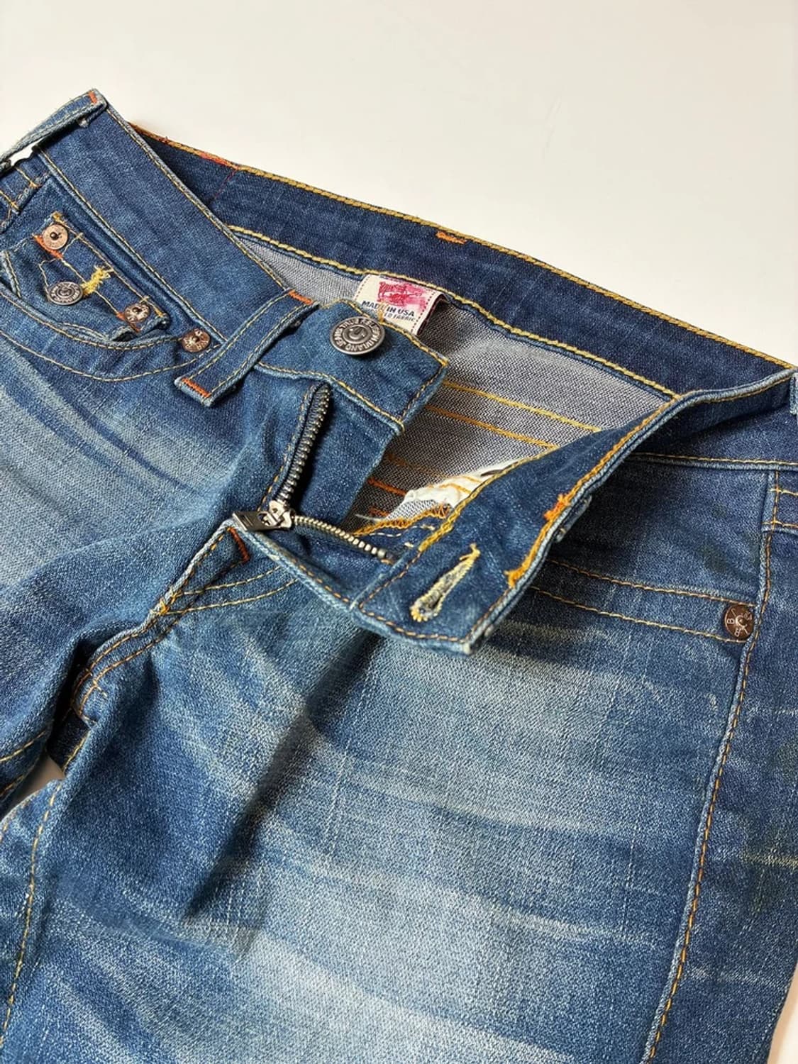 트루릴리젼 00's USA 우먼스 부츠컷 데님 팬츠 PN8827 상품이미지3