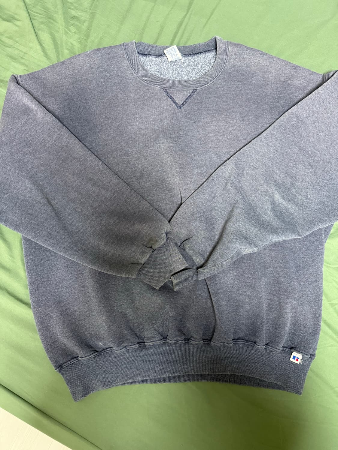 90s 빈티지 러셀 스웻 맨투맨 xxl 차콜 상품이미지1