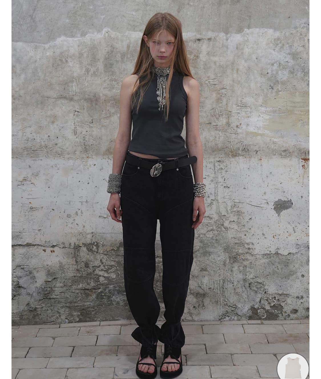 데어드 BRAIDED CUTOUT TOP 상품이미지4