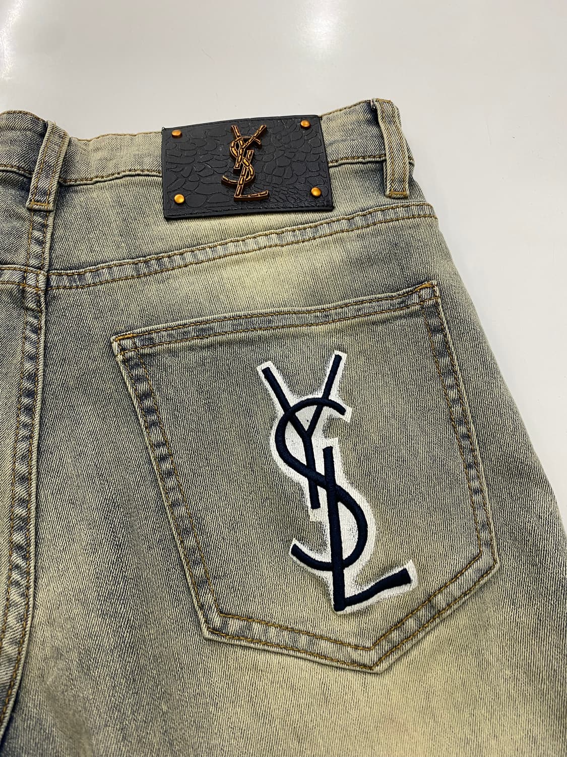 YSL 패치 데님팬츠(30) 상품이미지5