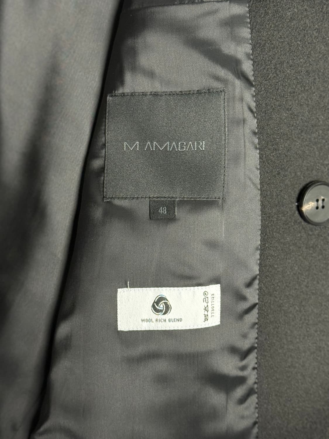 (새상품) 마마가리 오버사이즈 더블 브레스티드 코트 48 상품이미지5