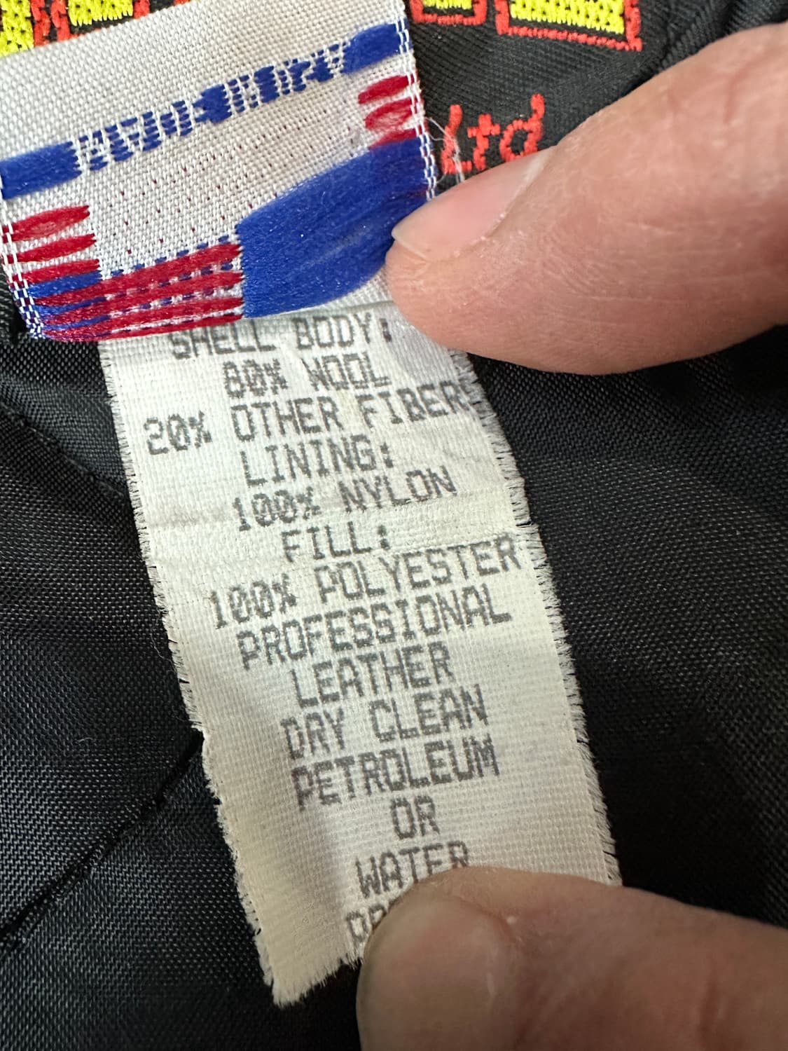 90s USA 울레더 바시티 퍼플 자켓 100 상품이미지8