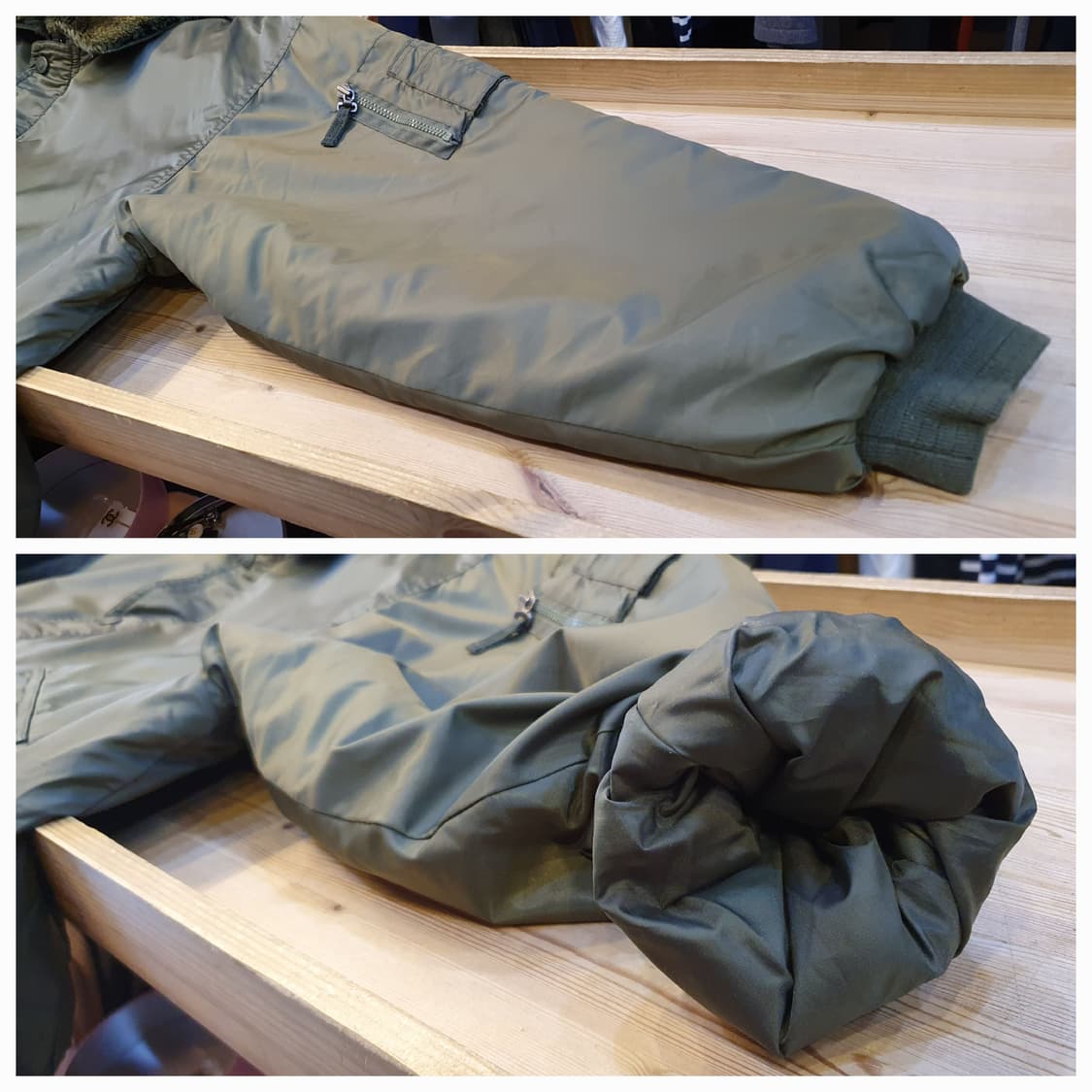 110.OOBL 항공 패딩점퍼 상품이미지5