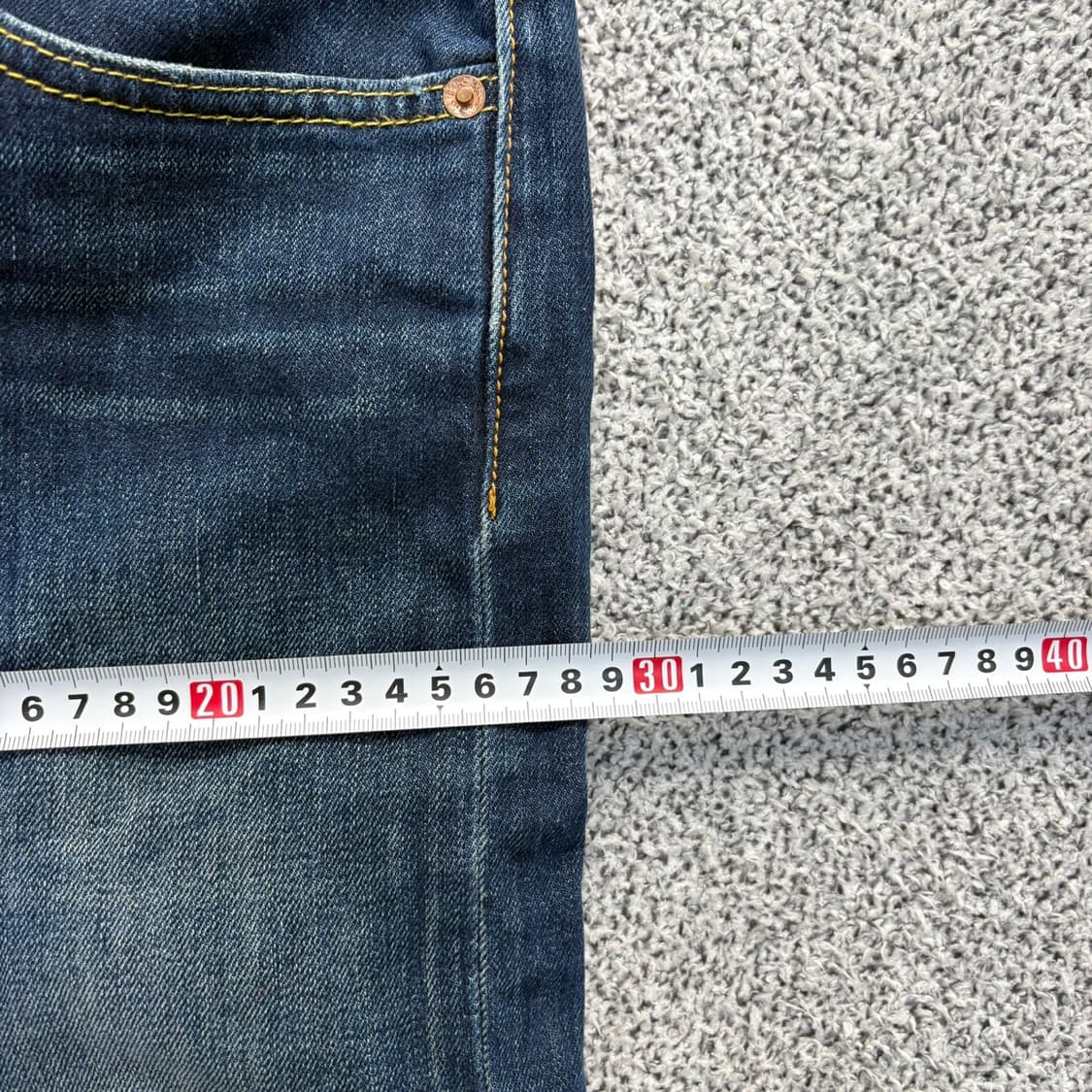 W30 리바이스 진청 데님 청바지 0427J 상품이미지8