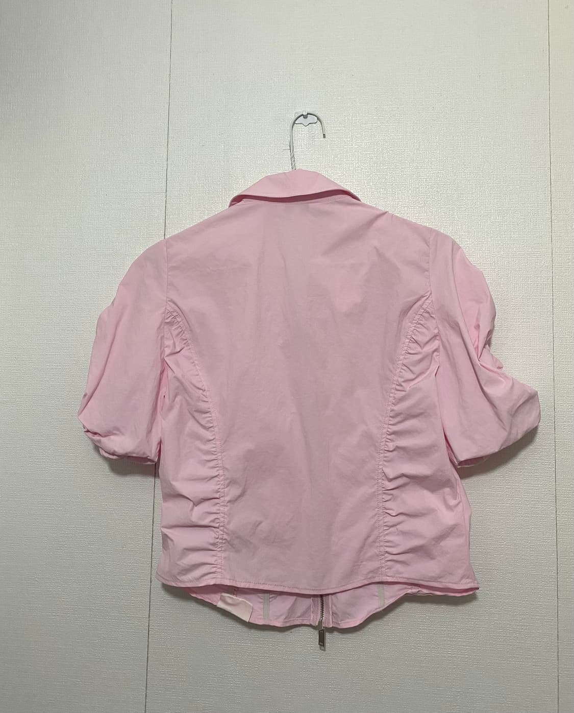 에고이스트 셔링 포인트 슬림 투웨이 집업 블라우스 25SS 상품이미지9