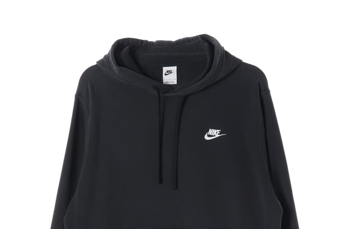 나이키 블랙 스몰 스우시 후드티 L 상품이미지3