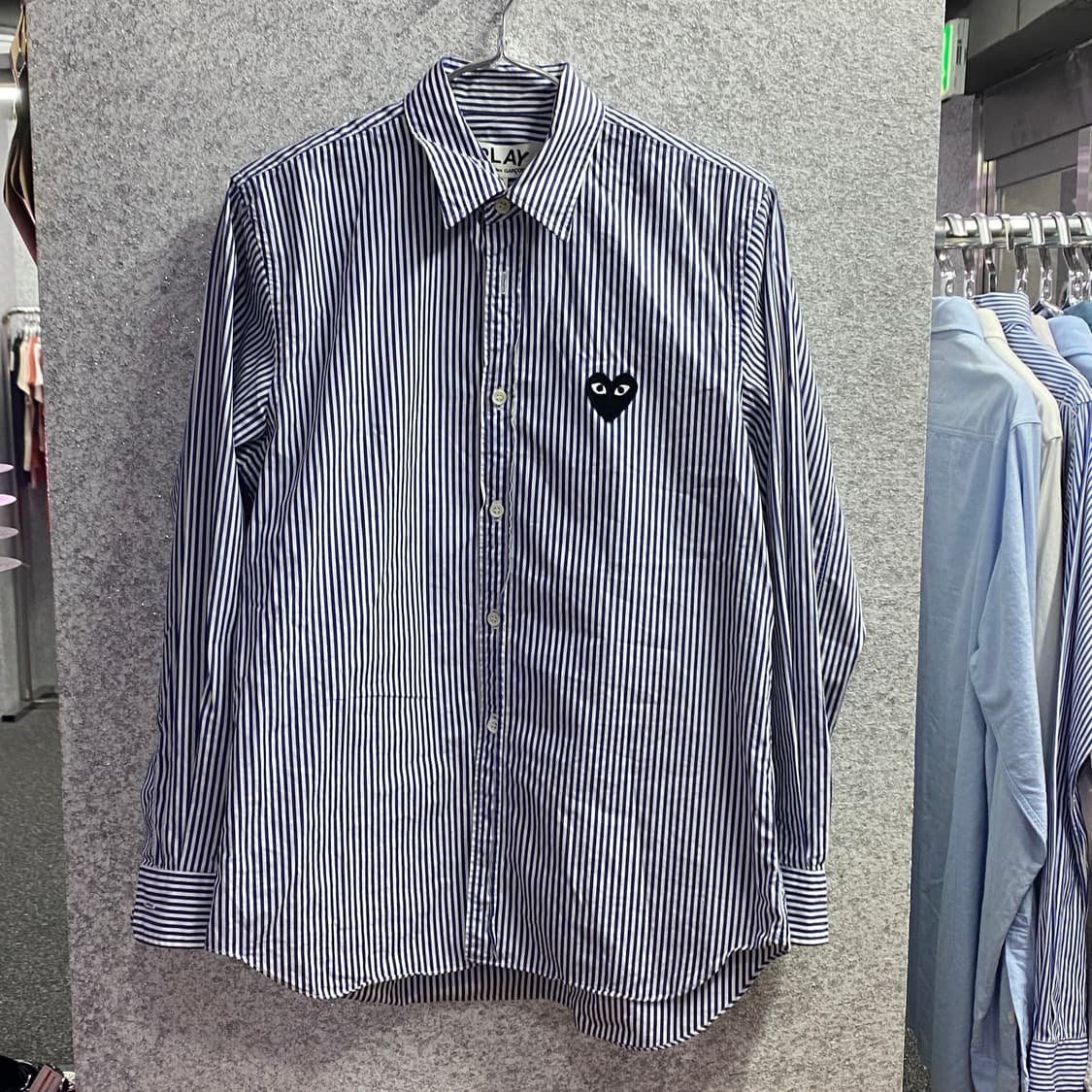 꼼데가르송 네이비 스트라이프 셔츠 B3288 상품이미지2