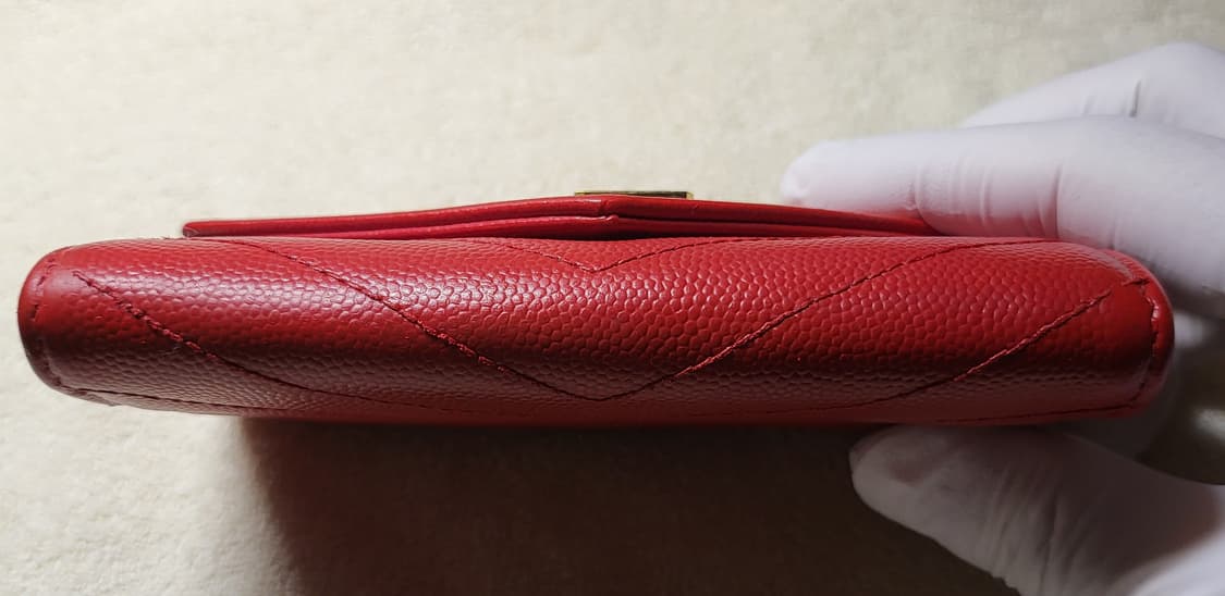 생로랑 마틀라세 반지갑 레드금장 상품이미지8