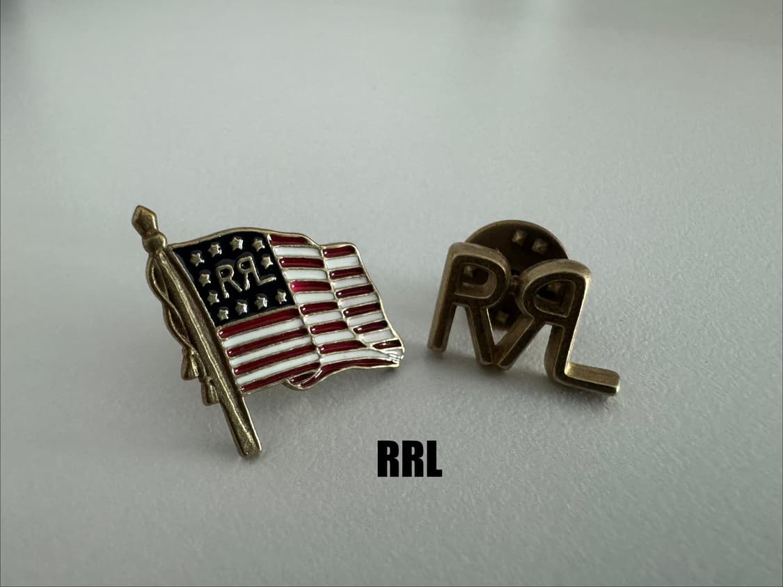 [OS] RRL 더블알엘 핀 브로치 2pcs 상품이미지1