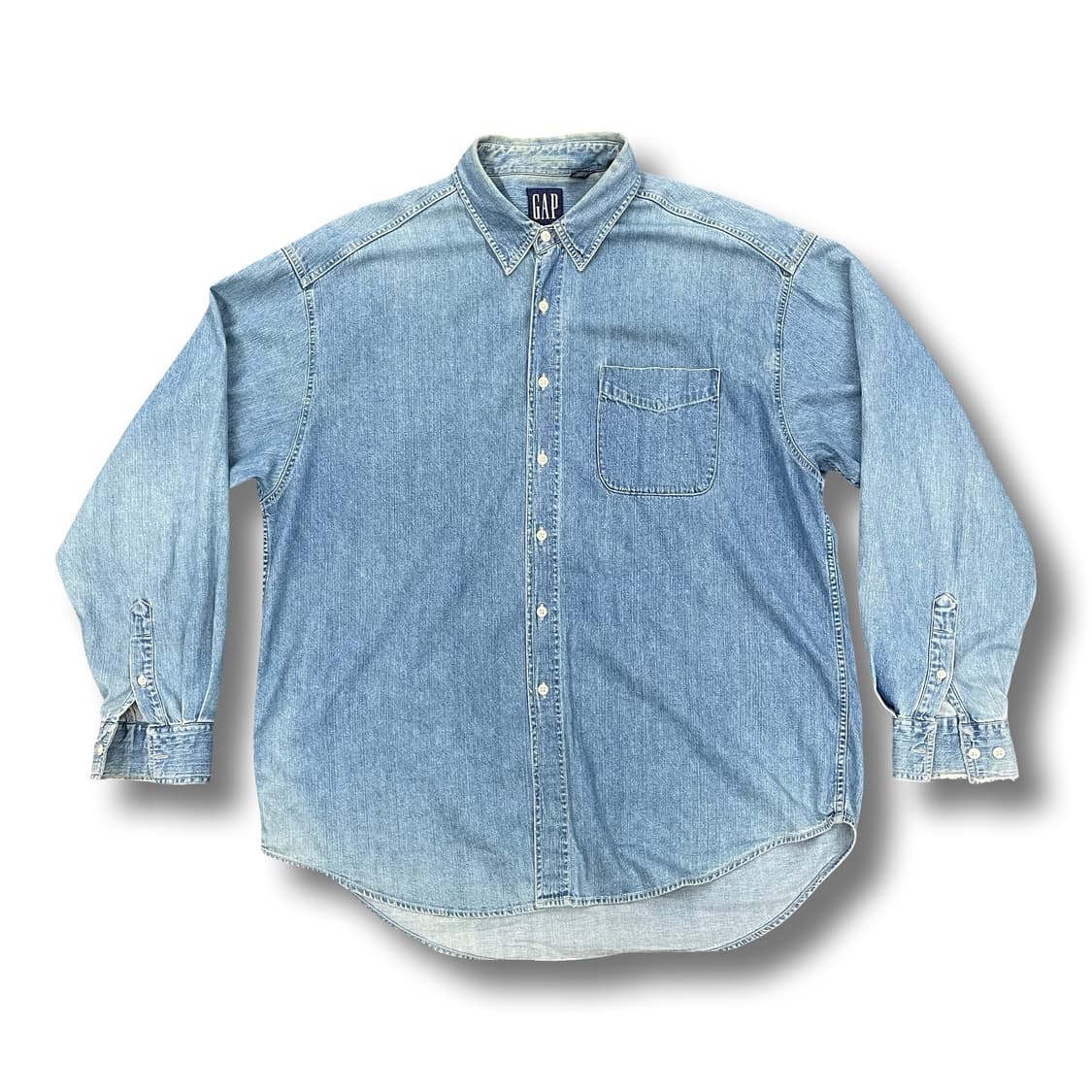 [XL] 갭 GAP 90s 빈티지 오버핏 데님 셔츠 상품이미지1