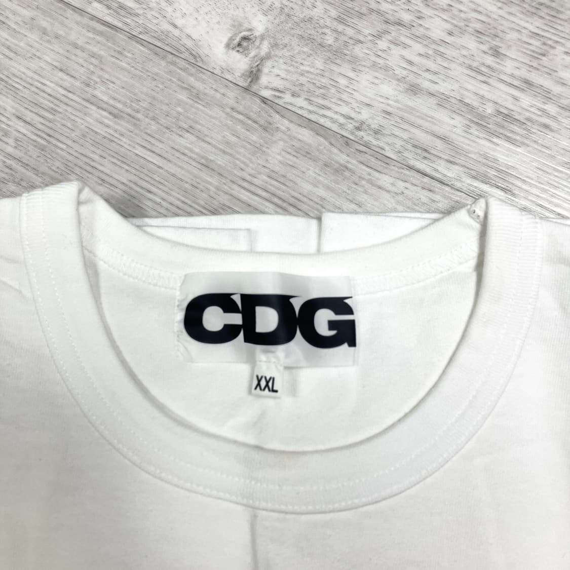[XXL] 꼼데가르송 CDG2 반팔 화이트 상품이미지3