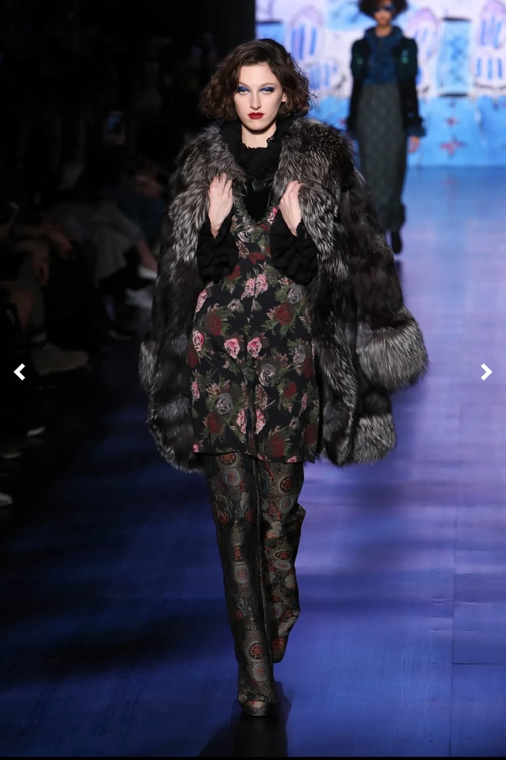 [US4] 안나수이 2017 F/W 플로럴 실크 드레스 상품이미지10