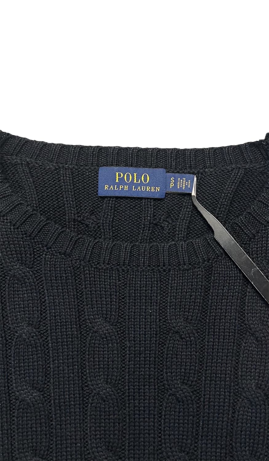 폴로 블랙 니트 상품이미지5
