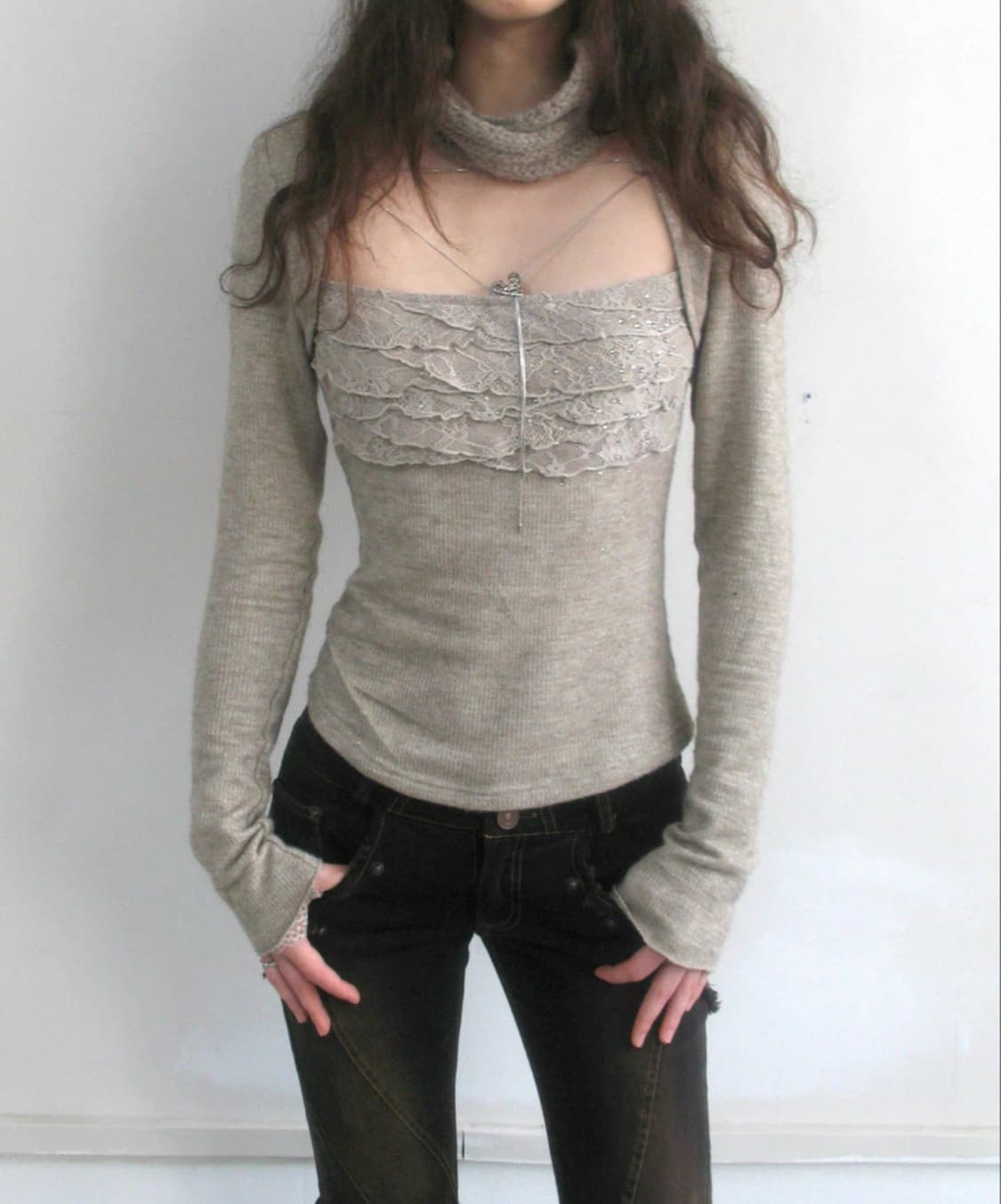 타오바오 중브 긴팔 티셔츠 상품이미지1