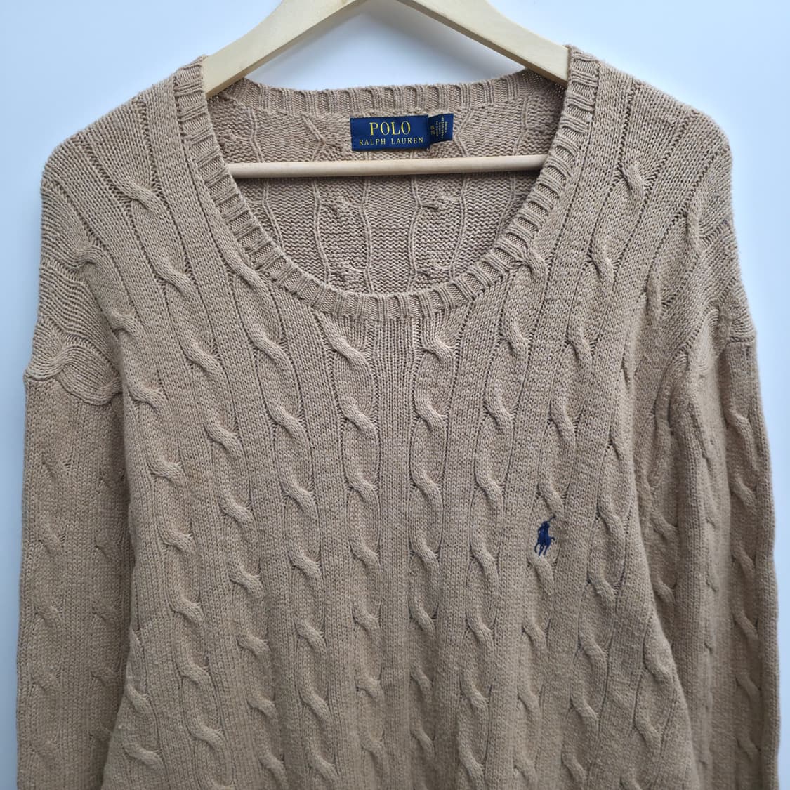 [XXL] 폴로 랄프로렌 케이블 니트 베이지 상품이미지2