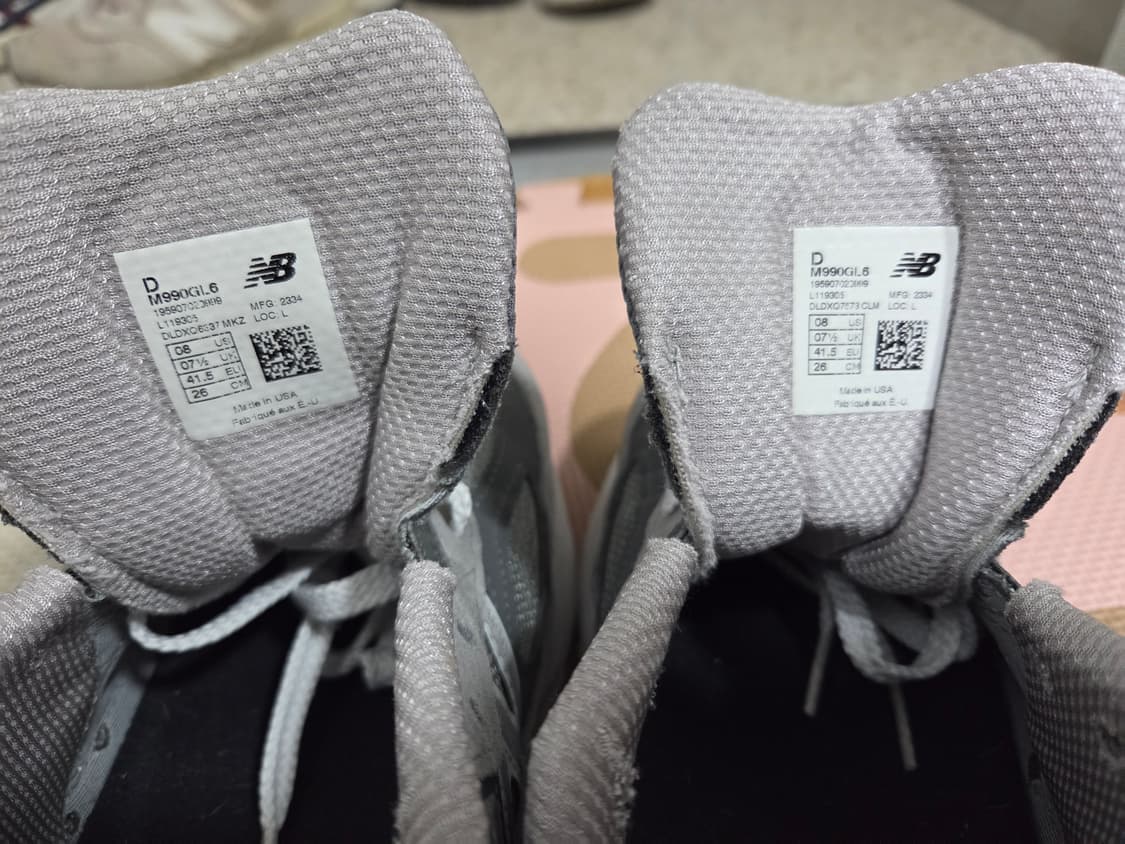 뉴발란스 990v6 그레이 260 상품이미지6