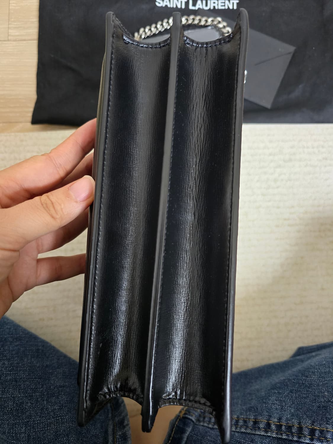 생로랑 선셋백 미디엄 사이즈 은장 상품이미지6