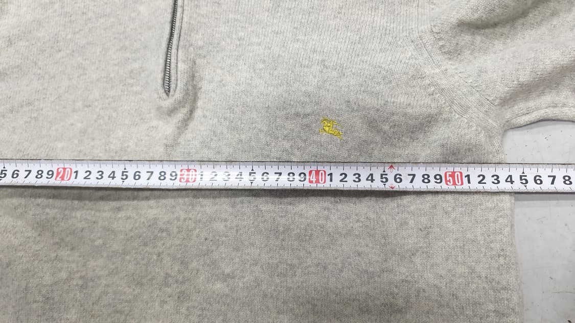 버버리 메리노울 하프집업 xl 정품 상품이미지7