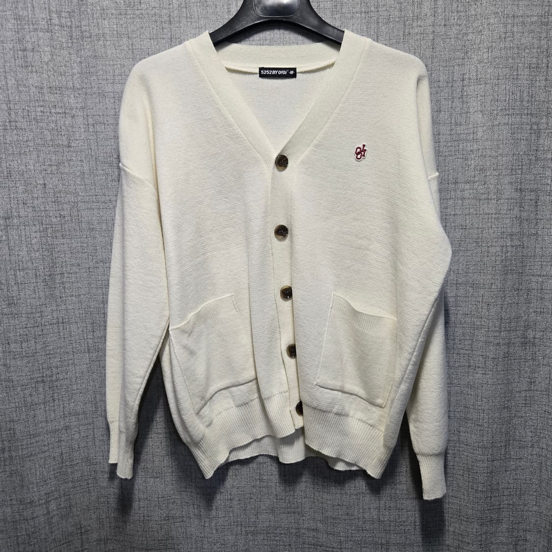 5252!! 여성 베이직 패치 니트 가디건  상품이미지2