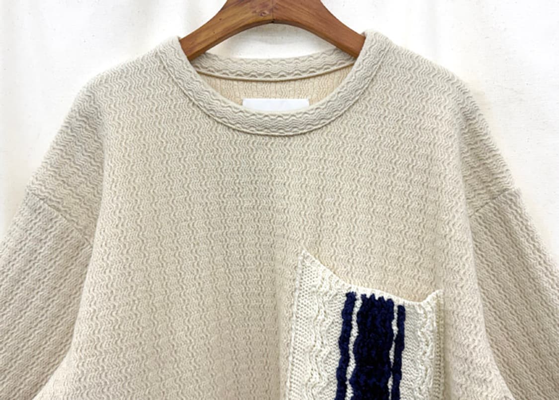 질샌더 반팔 크루넥 스웨터 상품이미지2