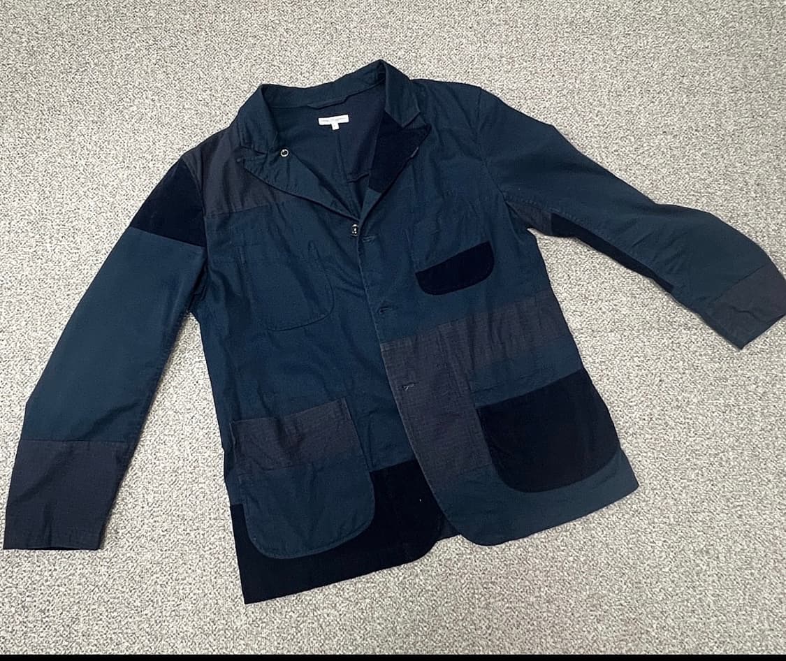 엔지니어드 가먼츠 베드포드 네이비 패치워크 L사이즈 상품이미지1