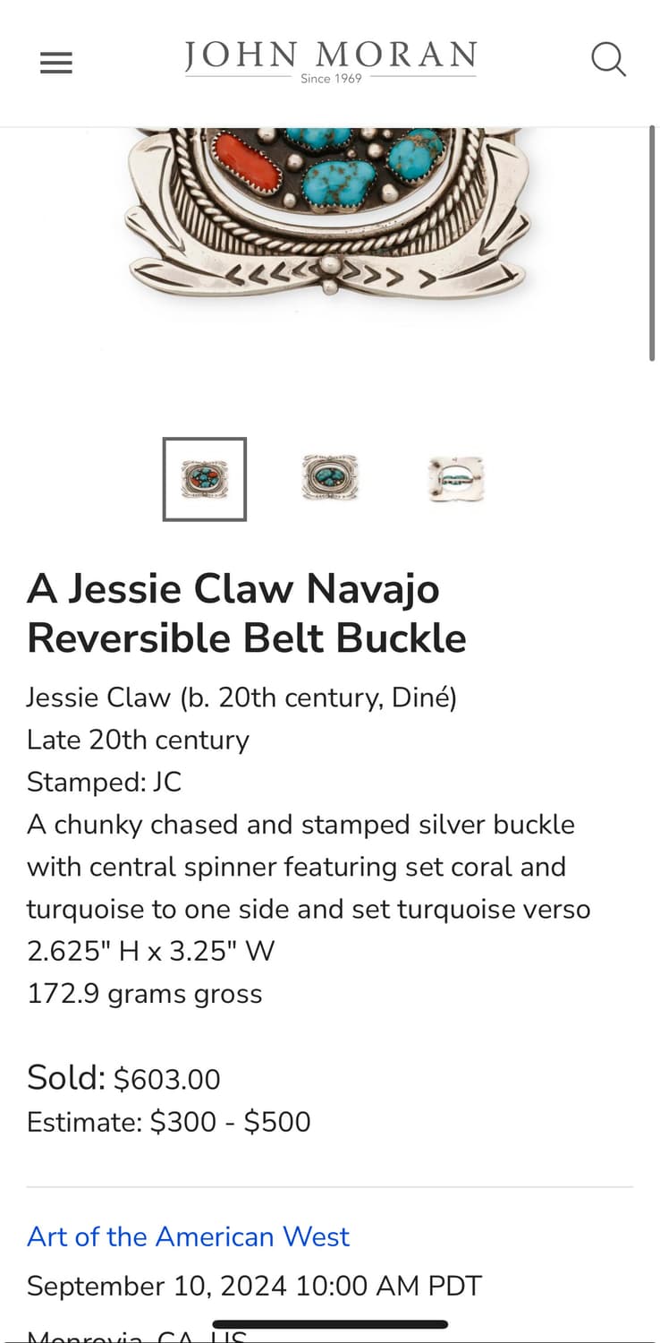 Navajo 925 Silver Shadowbox Pendant 상품이미지7