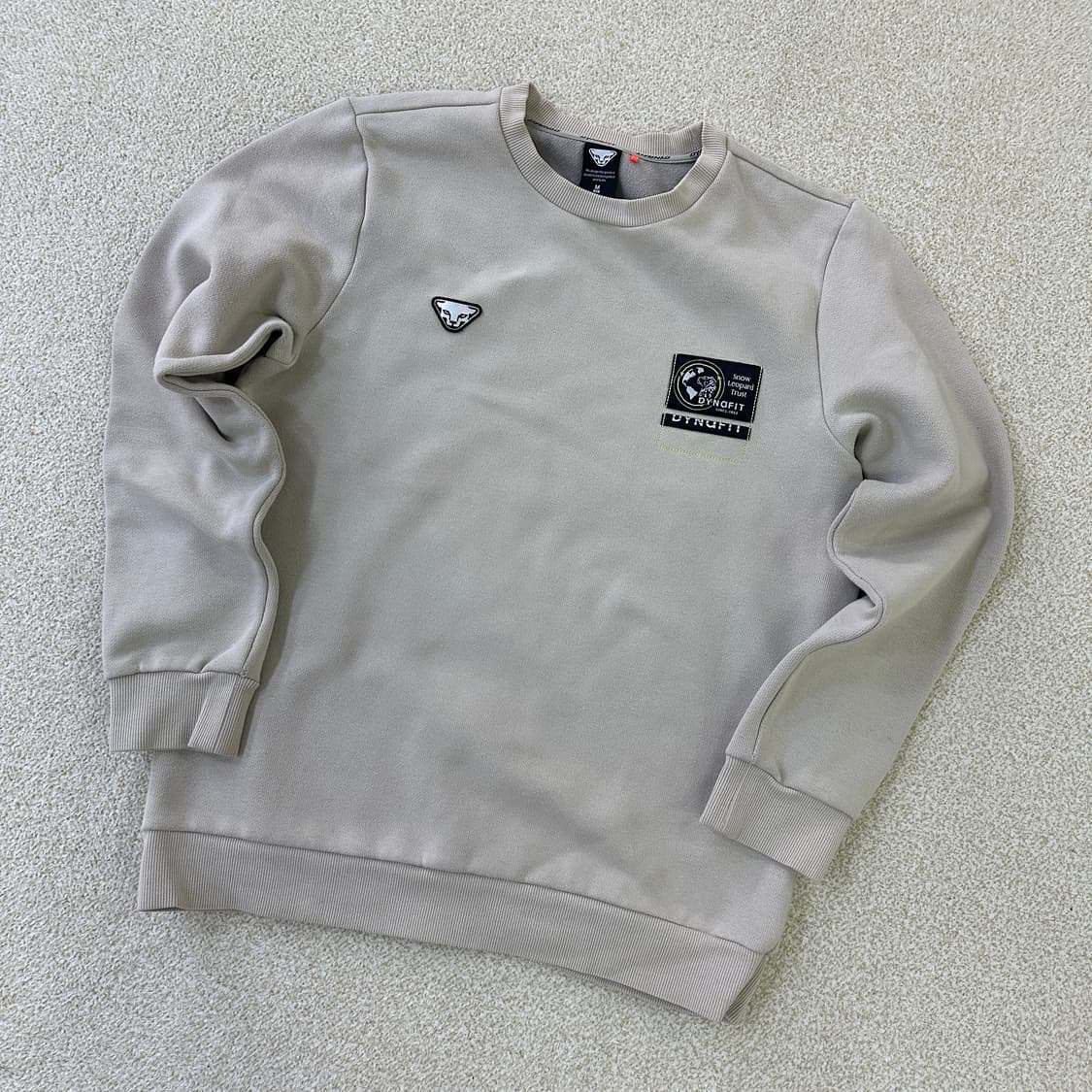 M 다이나핏 베이지 맨투맨 0323D 상품이미지1