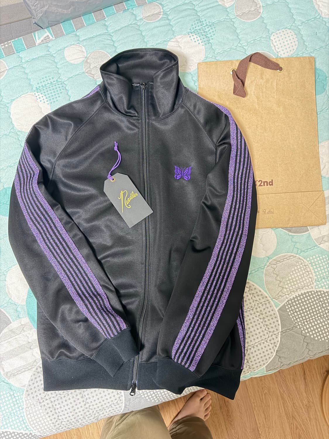 니들스xB'2nd 한정 별주 라메 트랙 자켓 상품이미지1