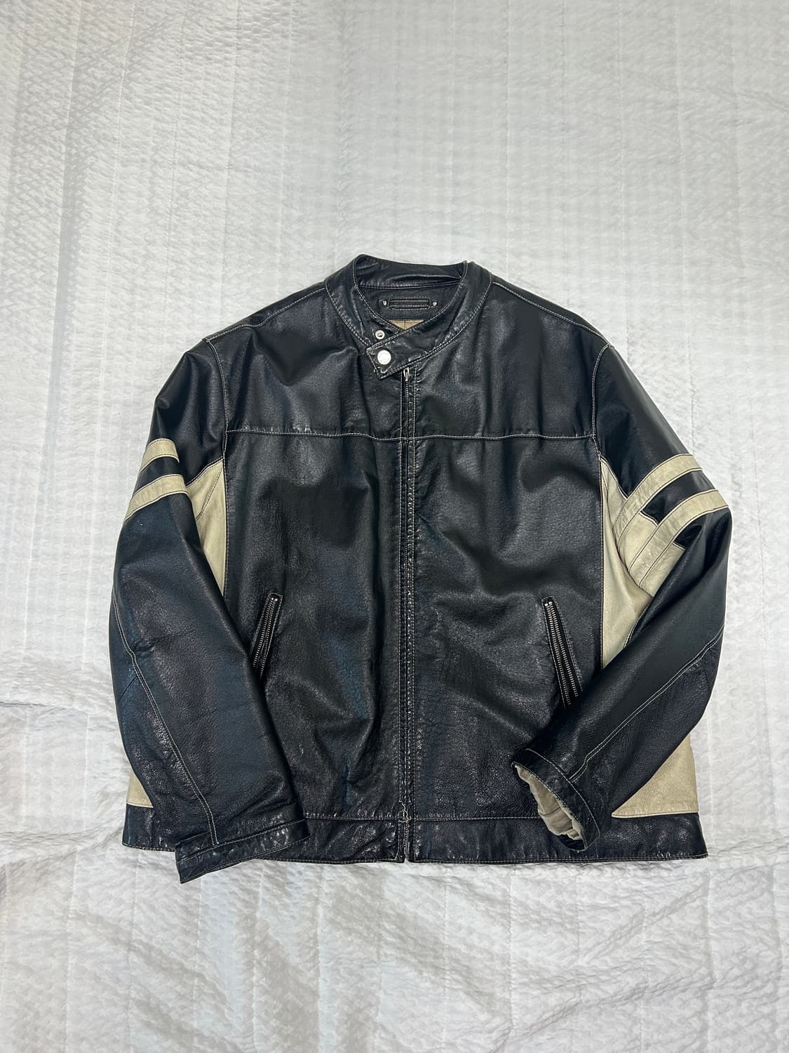 [2XL] 윌슨래더 바이커 가죽자켓 상품이미지3