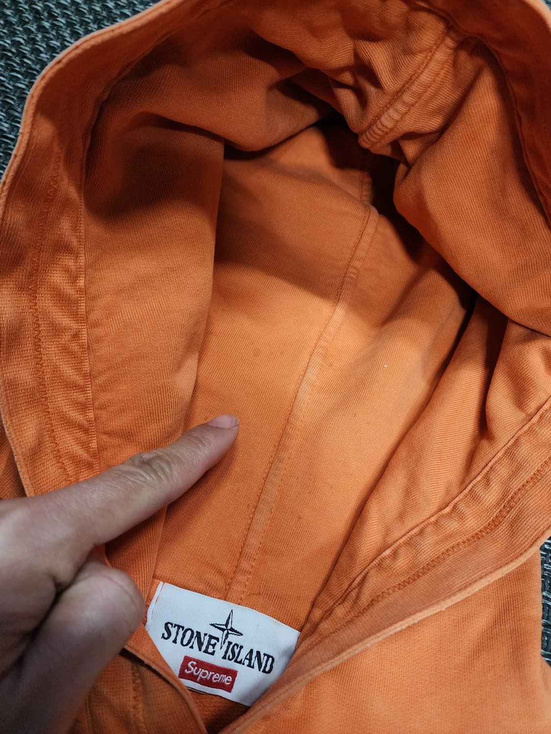 슈프림  x 스톤아일랜드 후드티 XL 상품이미지10