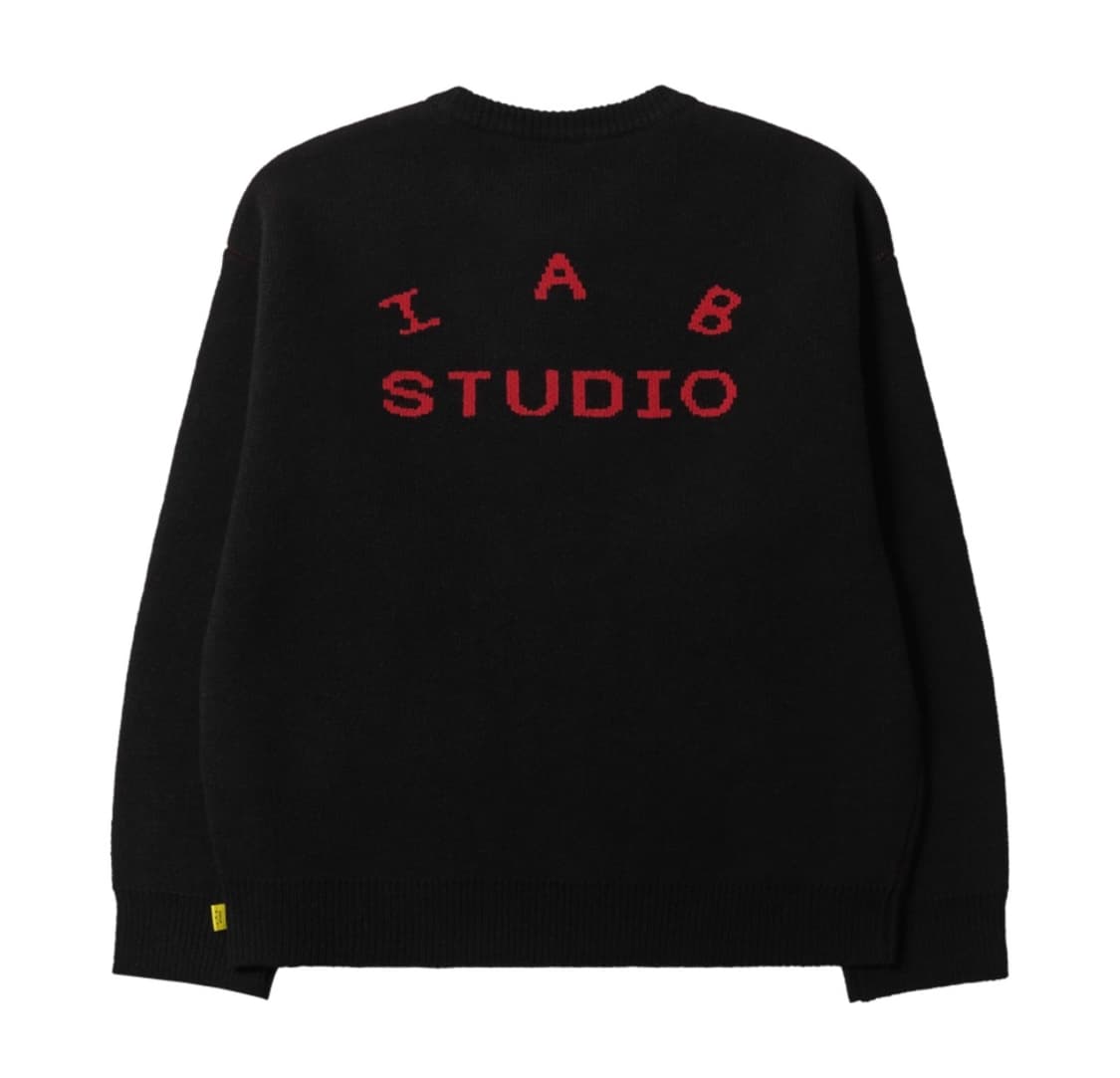 [XL] 아이앱 스튜디오 x 포켓몬 로켓단 니트 블랙 레드 상품이미지1