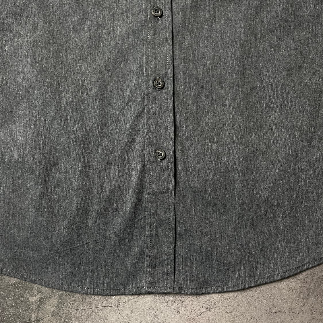 WRANGLER 랭글러 빈티지 그레이 코튼 워크 셔츠 A00612 상품이미지4