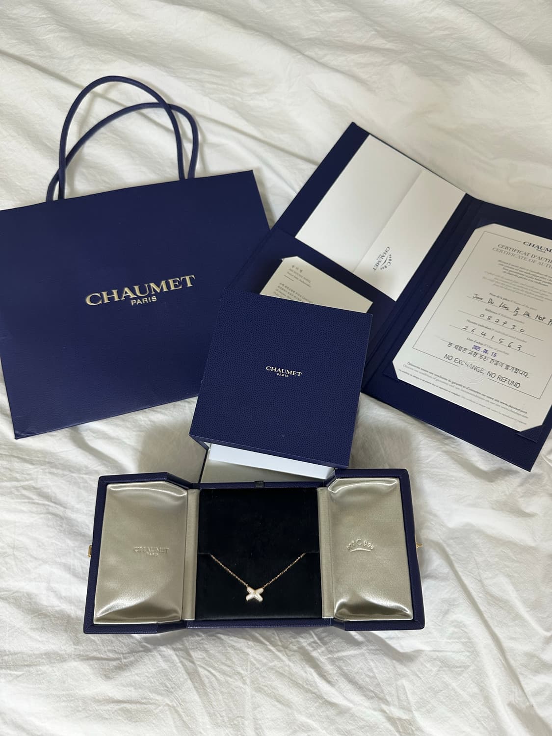 쇼메 주 드 리앙 펜던트 로즈골드 목걸이 상품이미지2