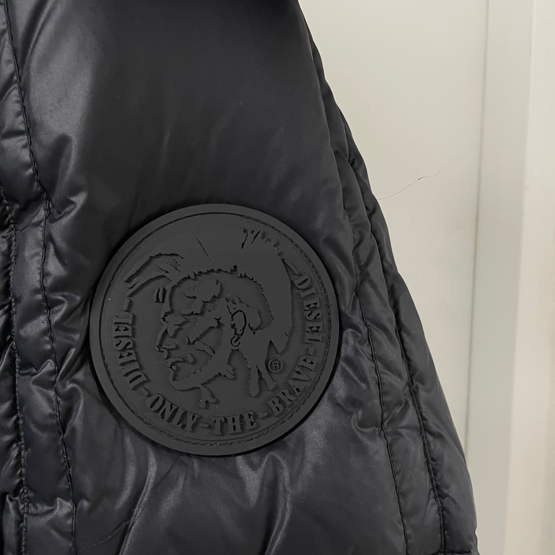 디젤 롱 패딩 블랙 S 상품이미지4