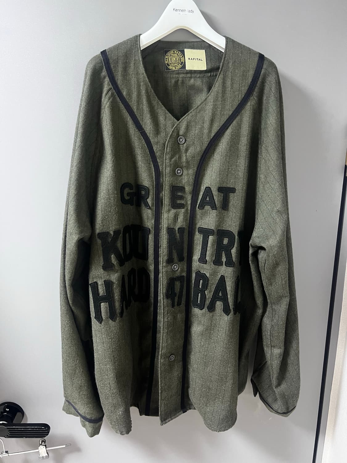 캐피탈 울 베이스볼 자켓 3사이즈 상품이미지2