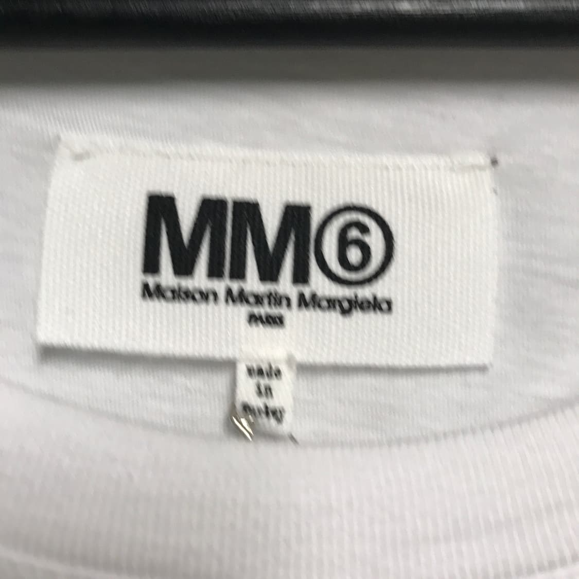 MM6 마르지엘라 반팔 티셔츠 화이트 XS(W) 상품이미지6