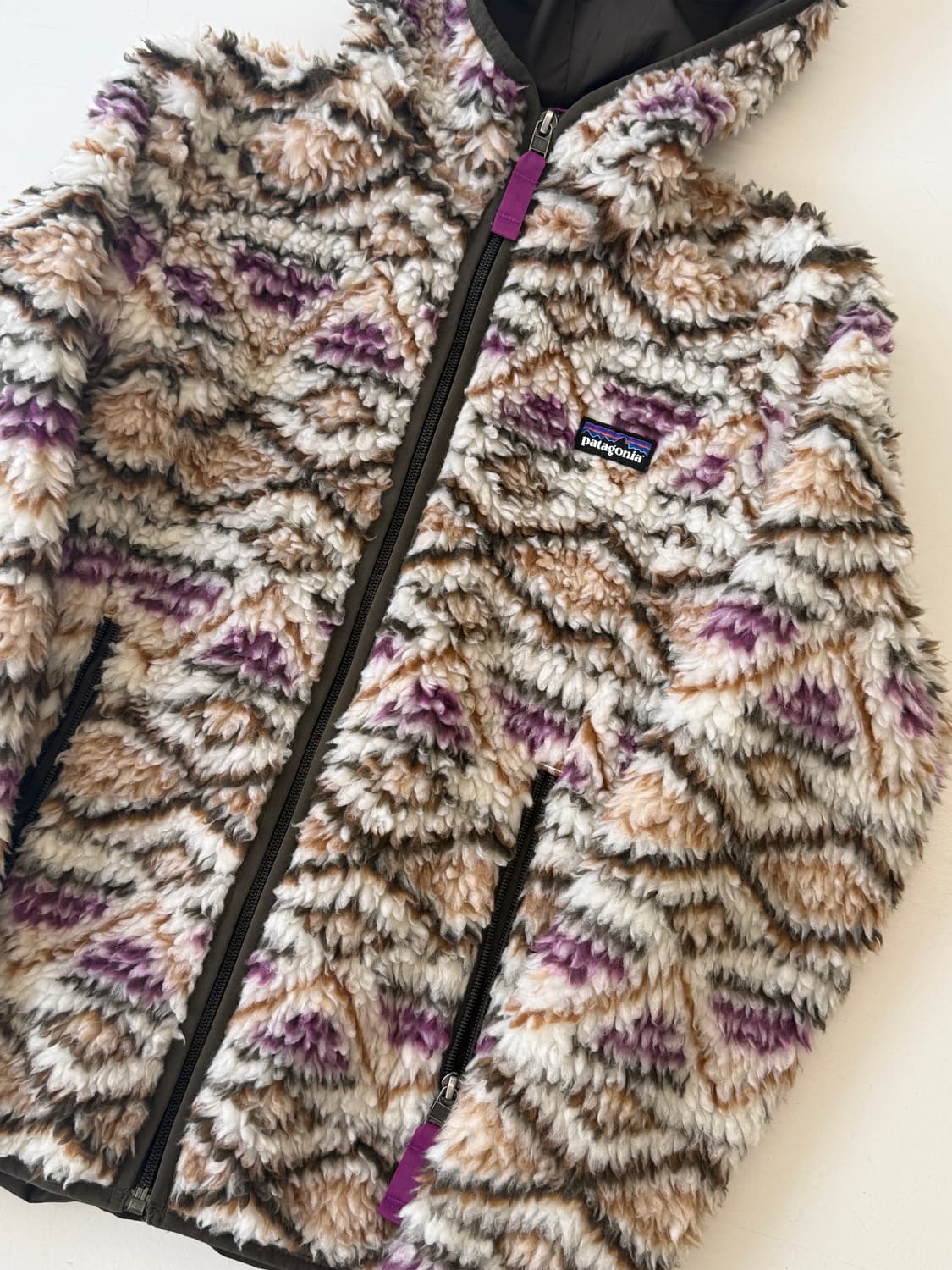 Patagonia 패턴 후디 플리스 자켓 상품이미지1