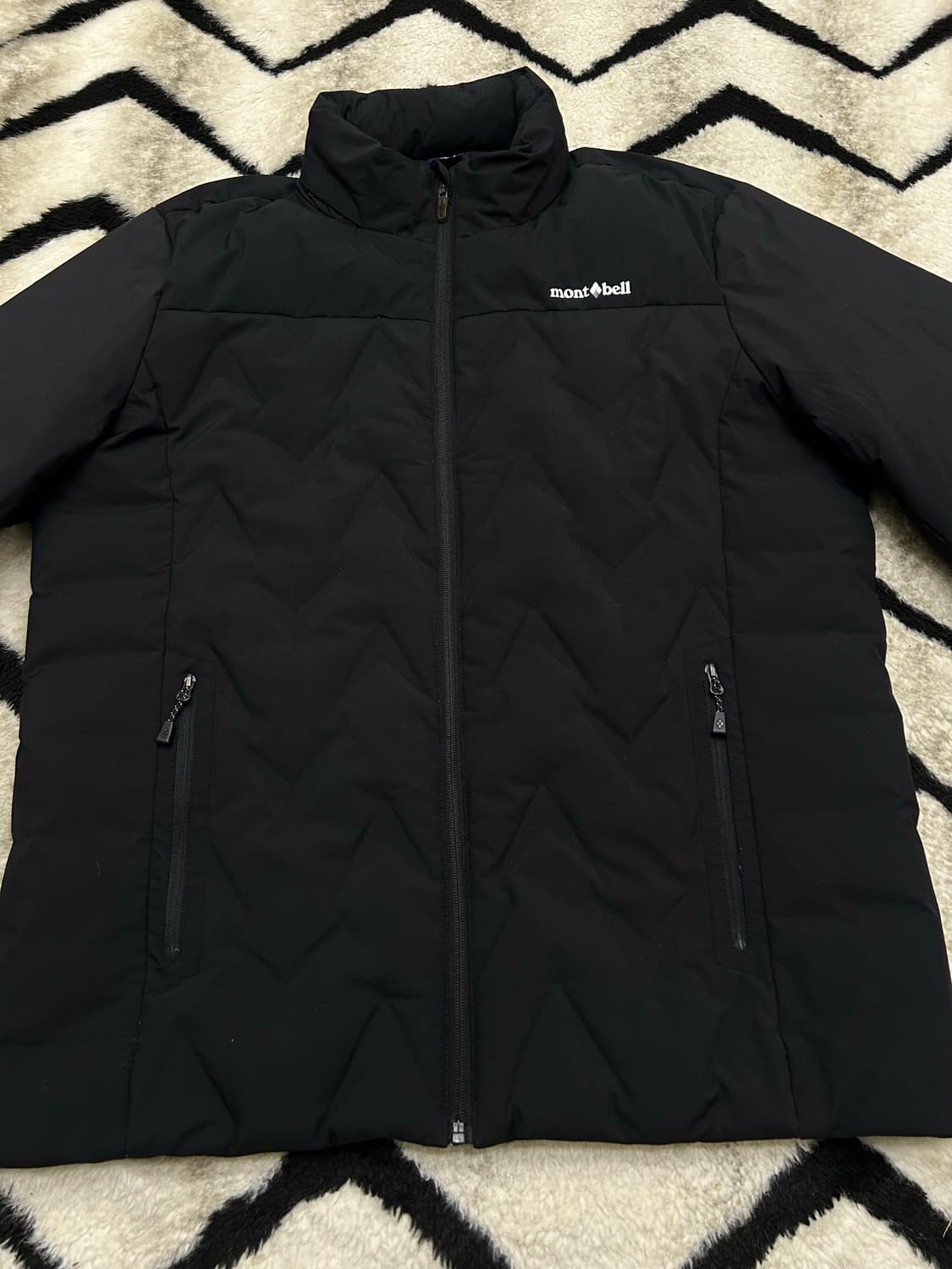 [XL]몽벨 구스다운 경량 패딩/블랙 상품이미지3