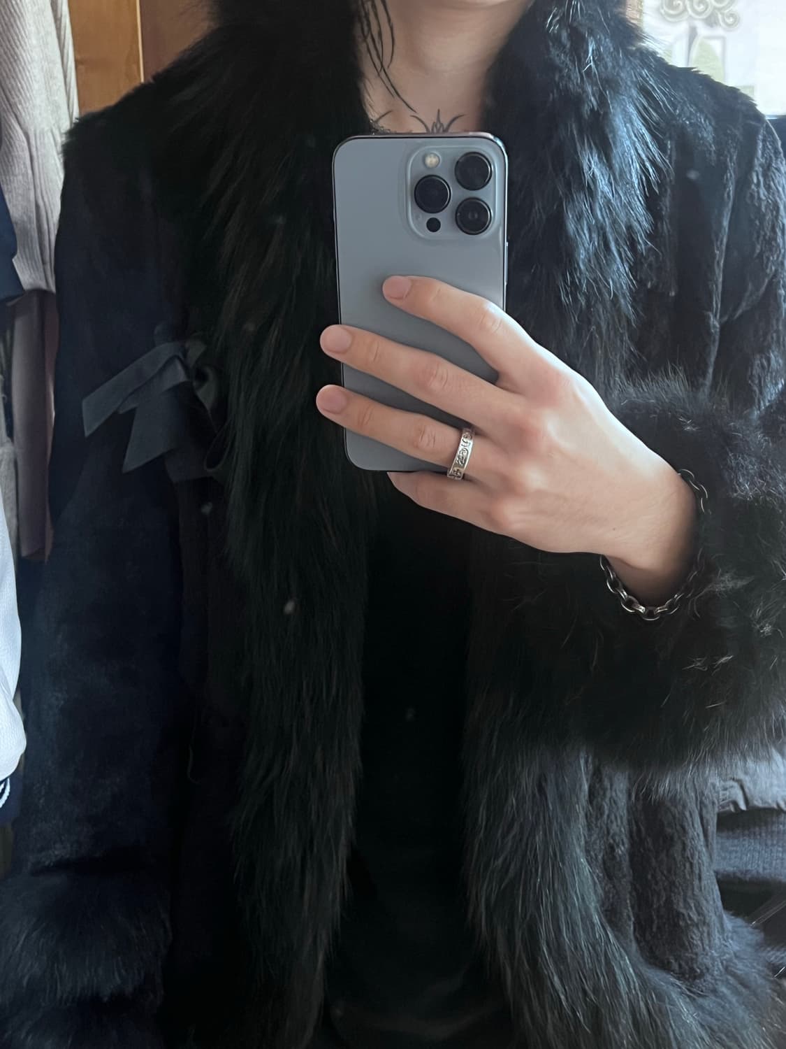 Black Fur Jacket 상품이미지6