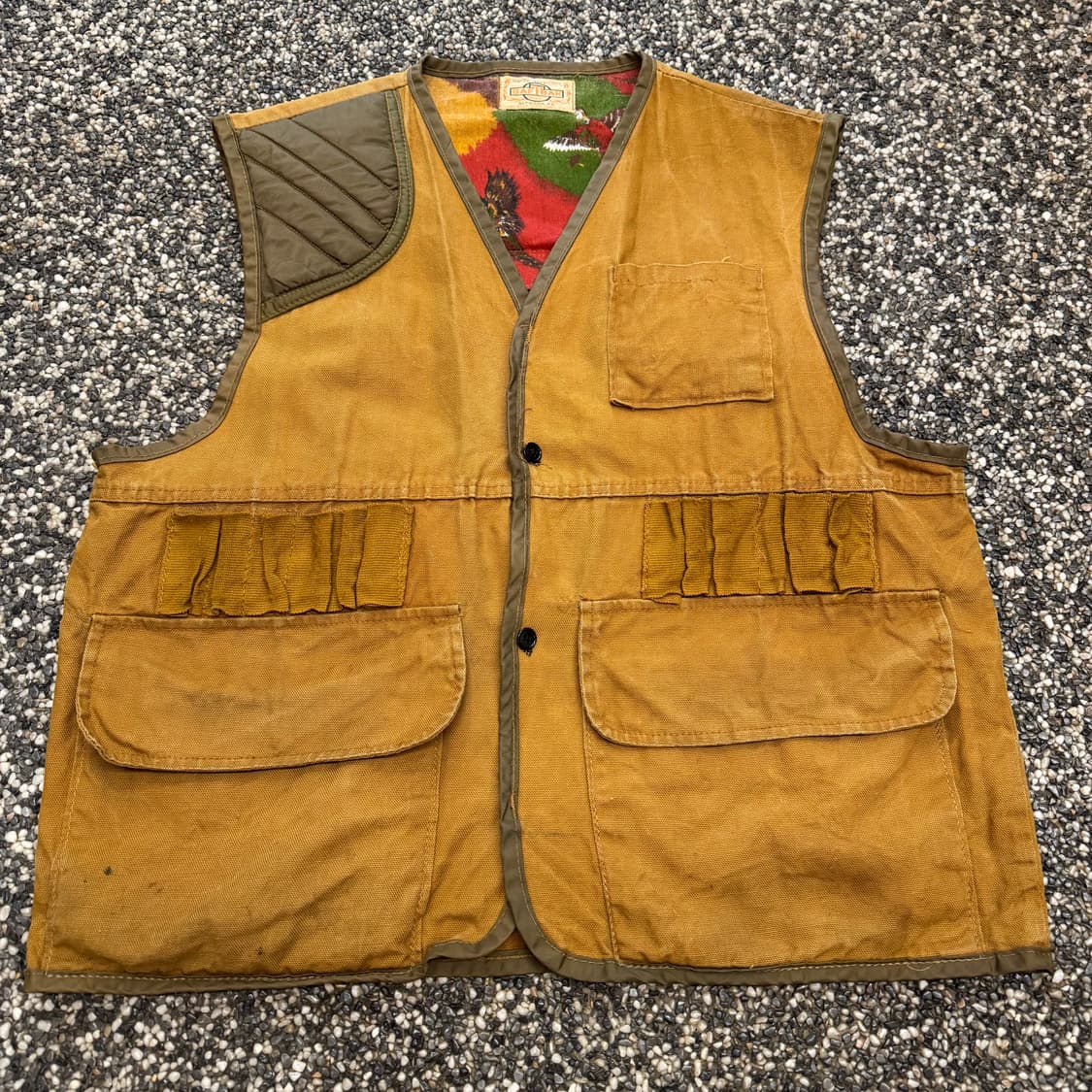 60s Saftbak 빈티지 사파리 헌팅 베스트 (XL)  상품이미지2